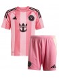 Billige Inter Miami Luis Suarez #9 Hjemmedraktsett Barn 2025-26 Kortermet (+ Korte bukser)